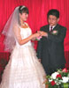 Exchanging rings.