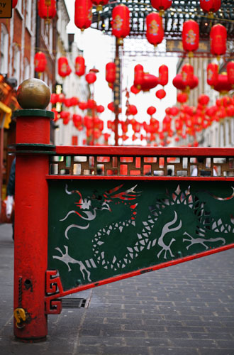 London's Chinatown is the biggest in the UK.