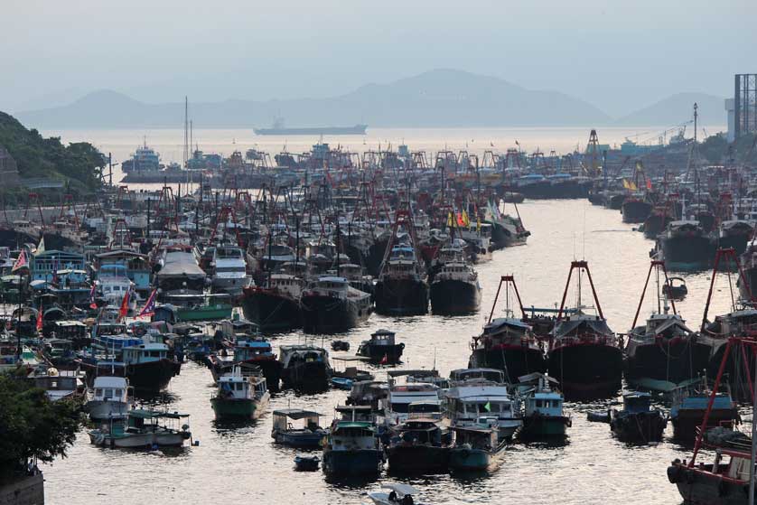 Harbour, Aberdeen, Hong Kong, China.