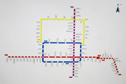 Beijing subway map.