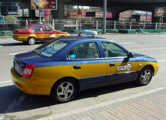 Beijing taxi.