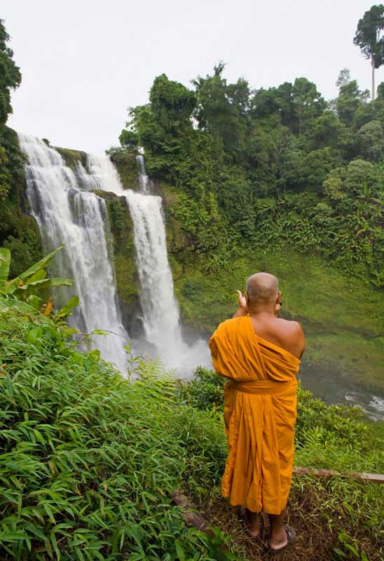 Lao Monk, Bolaven Plateau.