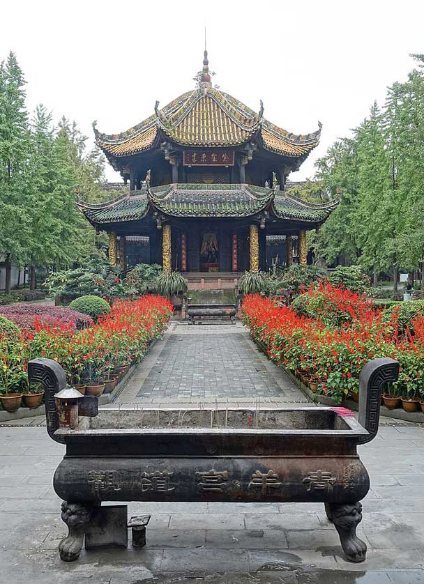 Qingyang Taoist Temple, Sichuan Province.