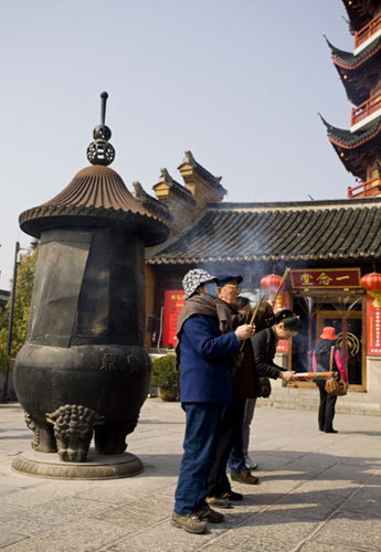 Jiming Jiming Temple, Nanjing, China.
