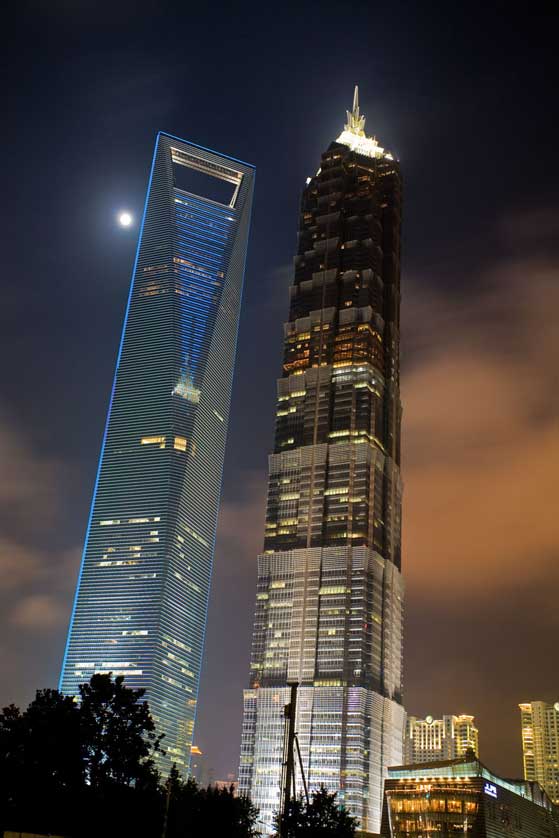 Pudong By Night, Shanghai, China.