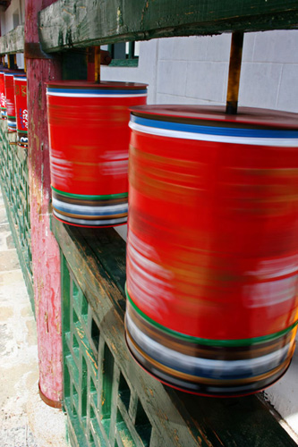Prayer Wheels.