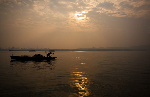 West Lake, Hangzhou, China.
