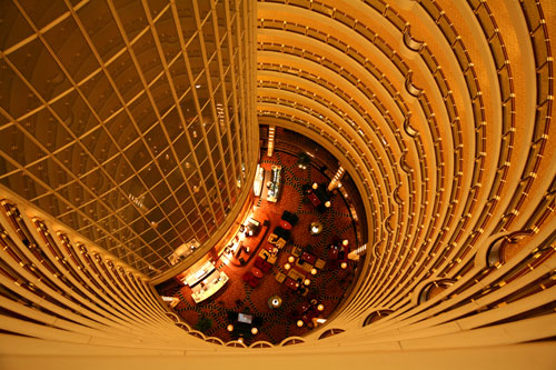 Shanghai skyscraper, China.