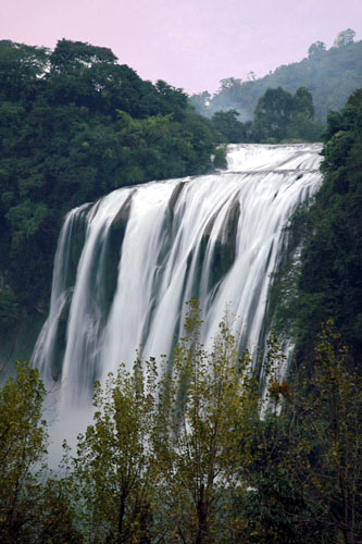 Guizhou waterfall, Guizhou Province, China.