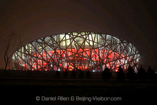 Beijing National Stadium, Beijing, China.