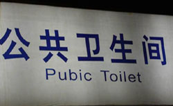 Pubic Toilet.