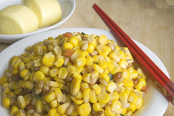 Pine Nuts With Corn.