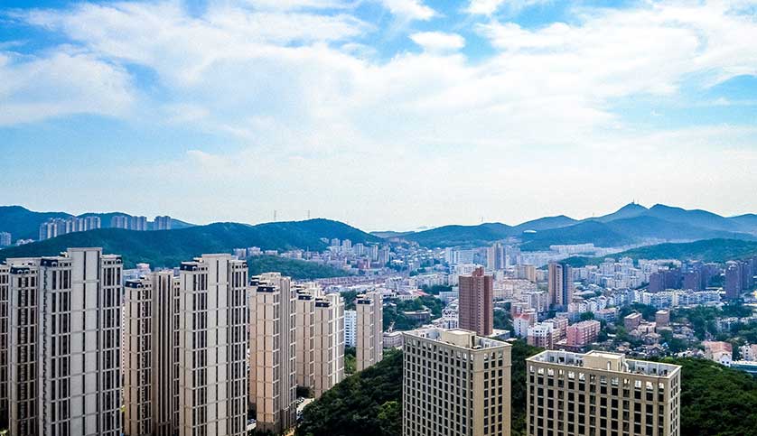 The skyscrapers of the modern day city, China.