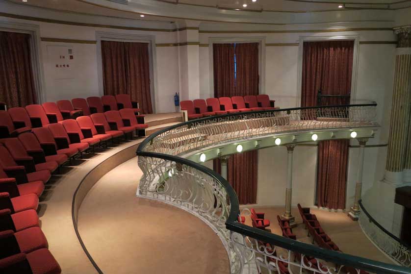 The upper balcony seating.
