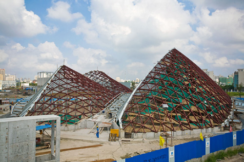 UAE Pavilion Construction.