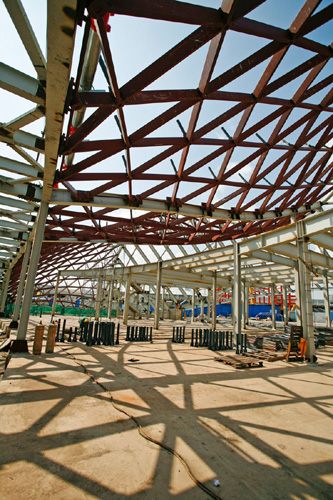 UAE Pavilion structure.