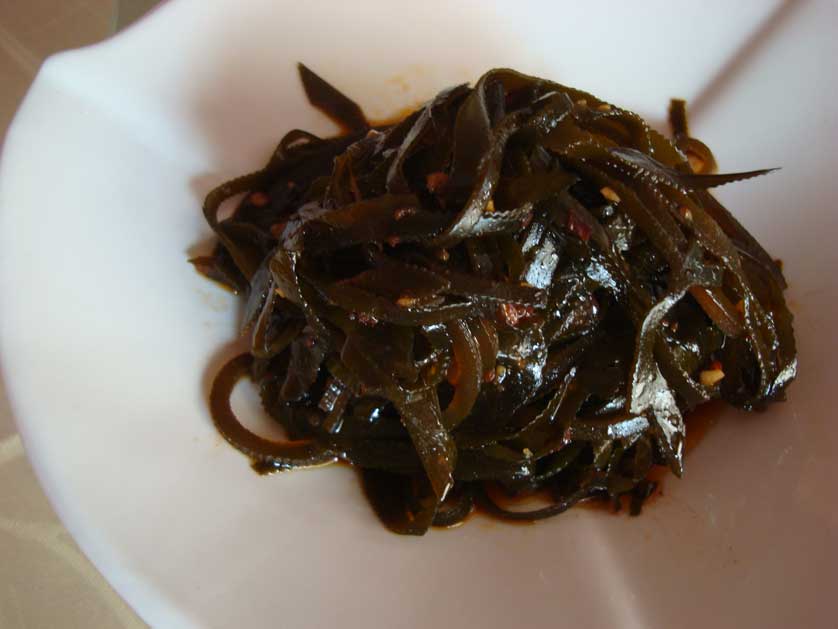 A dish of seaweed in Shanghai