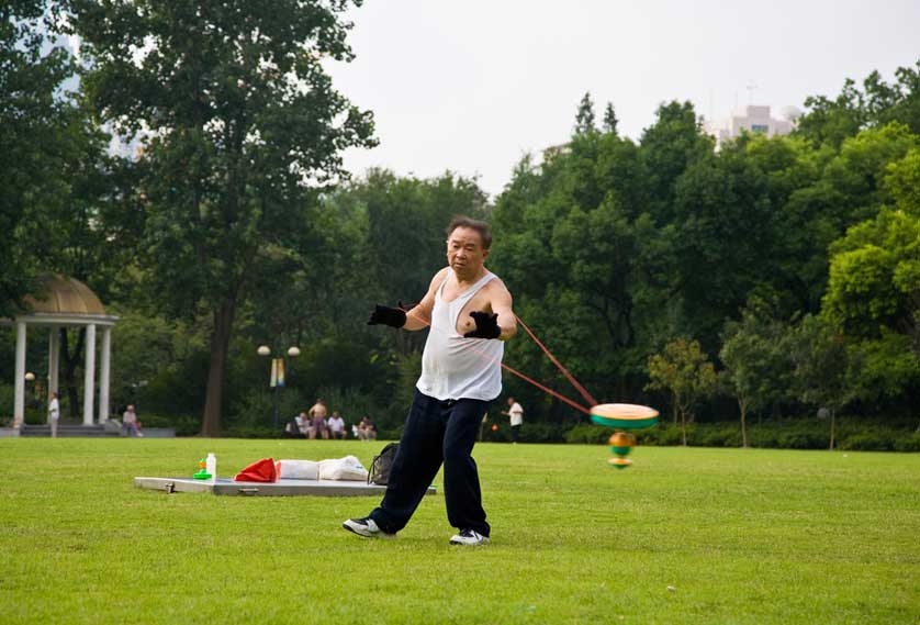 Fuxing Park, Shanghai, China.