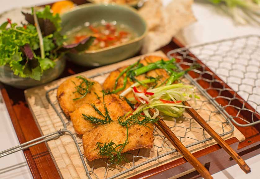 Enjoy some delicious Cha Ca in Hanoi, Vietnam.