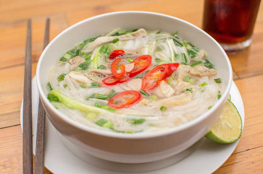 Go with the Pho in Hanoi, Vietnam.