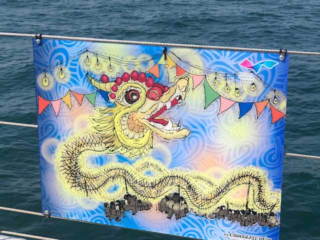 Victoria Harbour Walkway, Hong Kong.