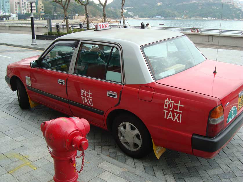 Hong Kong cab.