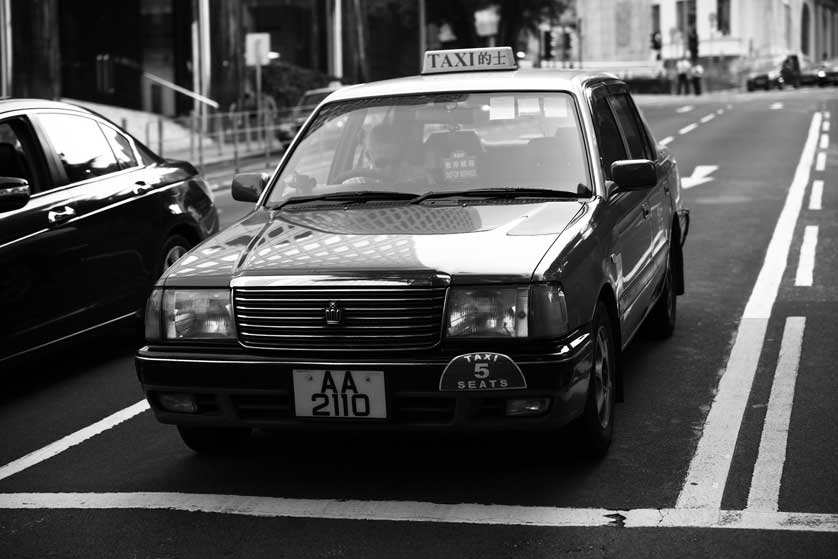 Hong Kong cab.