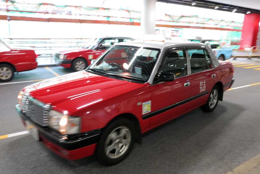 Hong Hong taxi, Hong Kong, China.