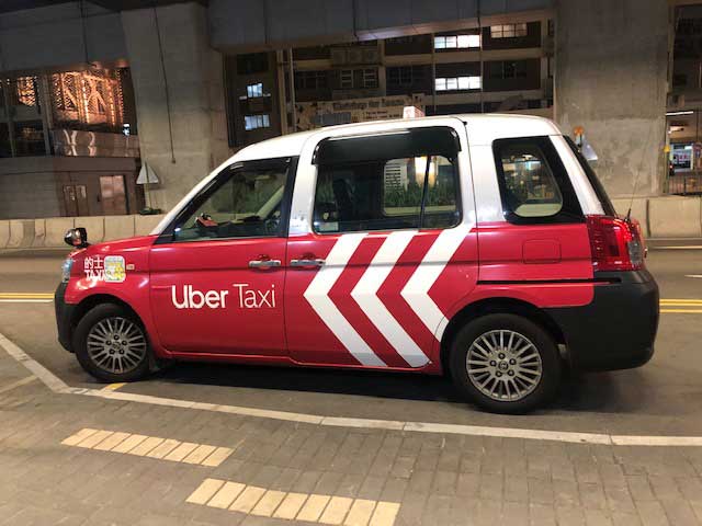 Hong Hong taxi, Hong Kong, China.