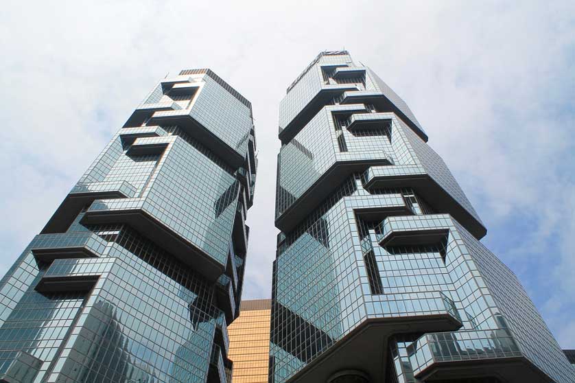 Hong Kong skyscrapers, China.