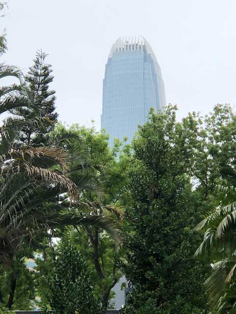 The IFC building seen from the HKZBG.