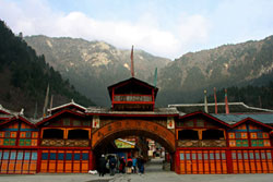 Temple, Jiuzhaigou.