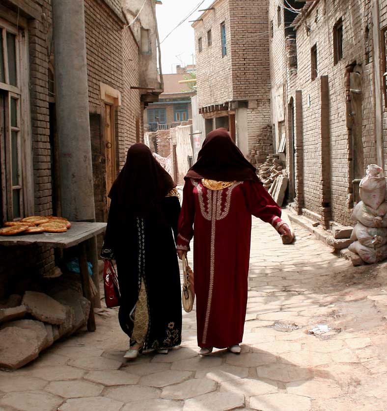 Kashgar Muslim women.