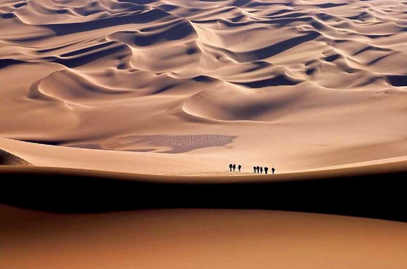 Taklamakan Desert.