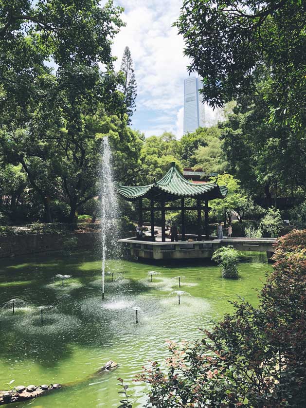 The Chinese Garden.
