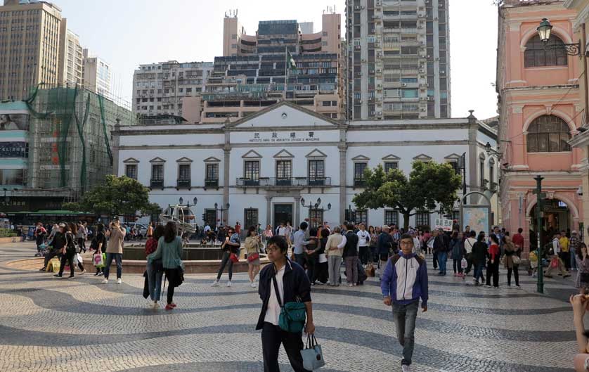 Senado Square and the Leal Senado in Macau.