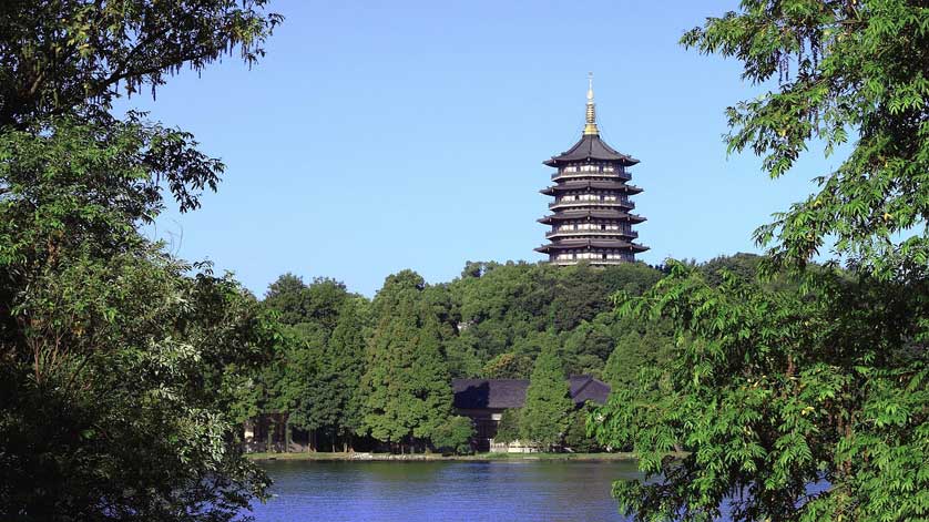 Leifeng Pagoda, Hangzhou, China.