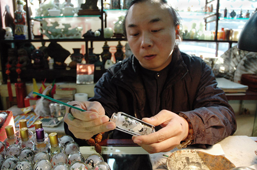 Liulichang Artisan, Beijing, China.