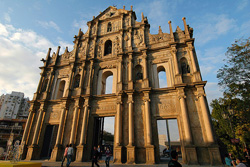Ruinas de Sao Paulo, Macau, China.