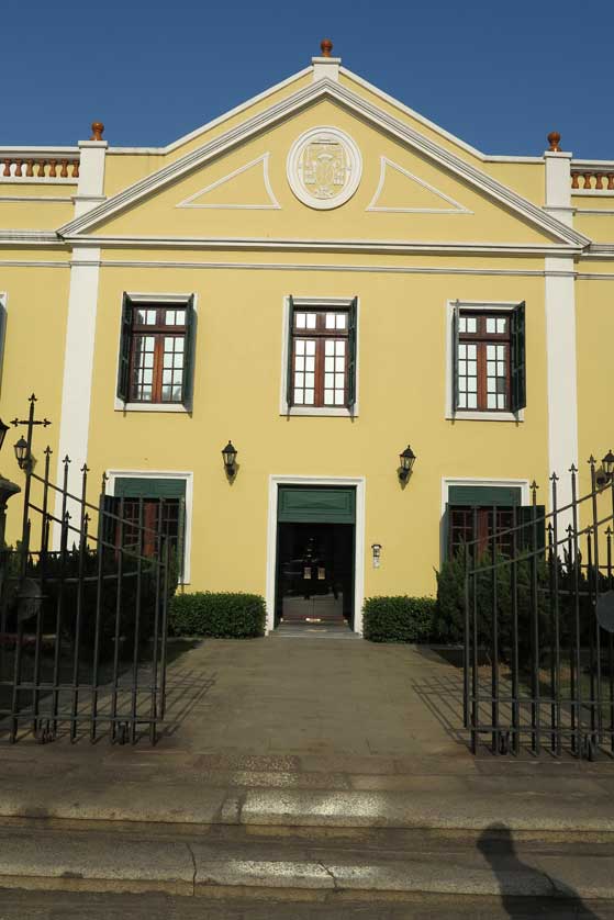 A view of the Bishop's Palace.