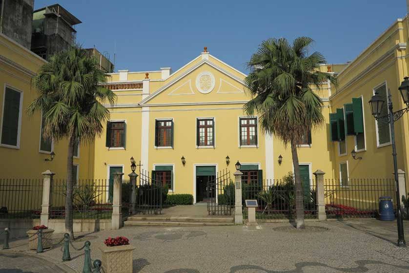 A view of the Bishop's Palace.