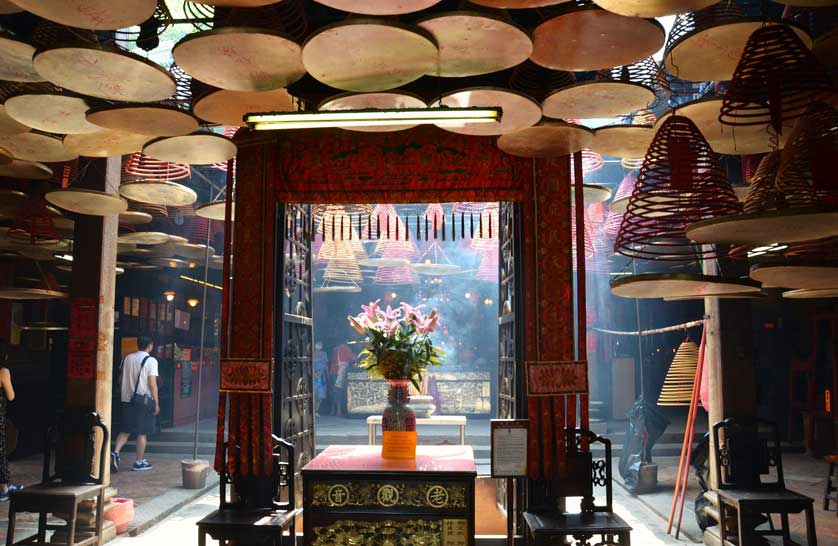 Man Mo Temple, Sheung Wan district, Hong Hong.