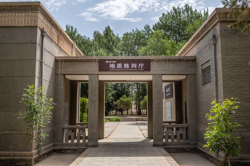 Geological Exhibition Hall, Mogao Caves, Dunhuang, China.