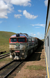 Beijing to Ulaan Baator train.