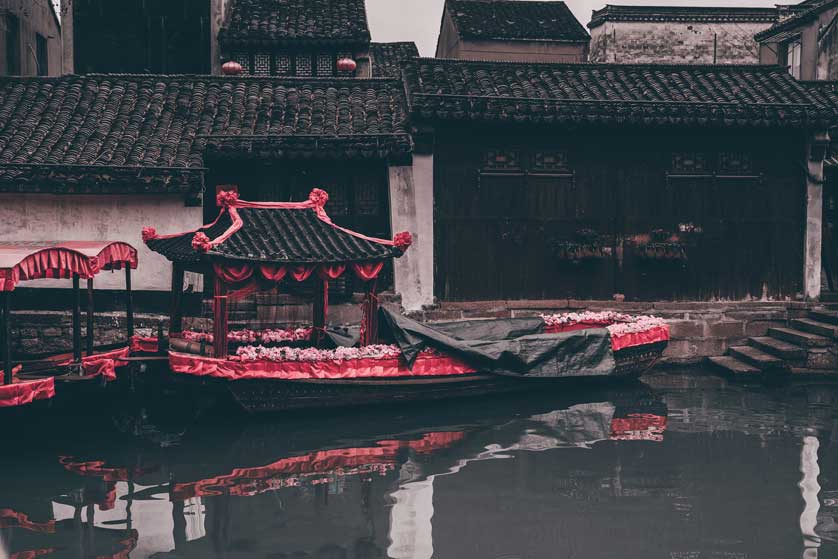 Waterway, Nanxun, Zhejiang Province, China.