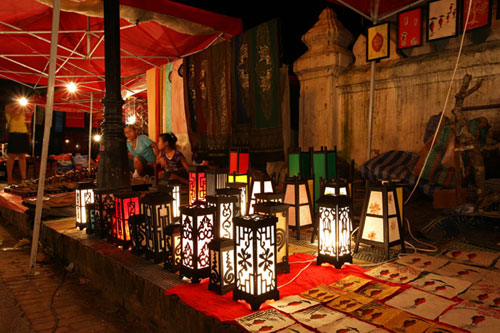 Luang Prabang Shopping.