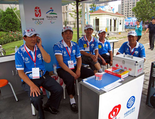 Olympic Volunteers, Beijing, China.
