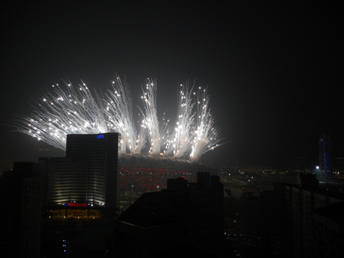 Olympic Fireworks, Beijing, China, 2008.