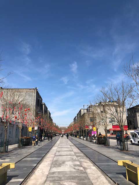 Qianmen Street, Beijing, China.