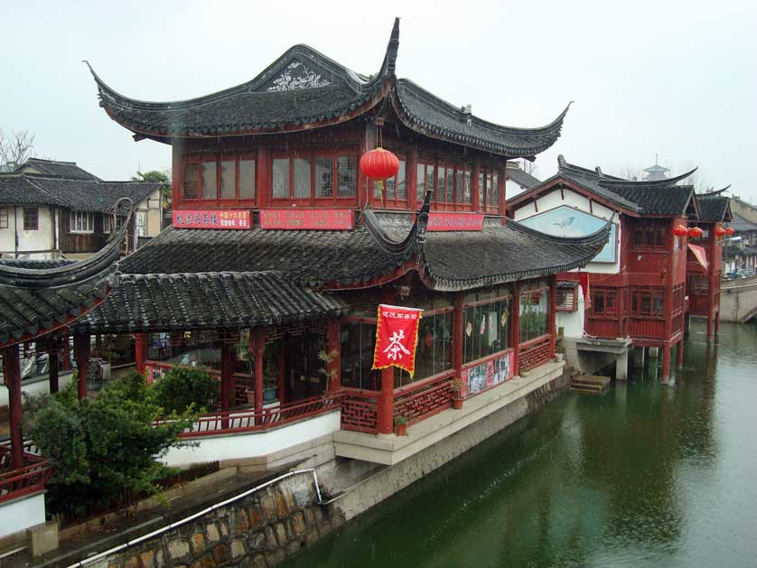 Qibao canal, China.